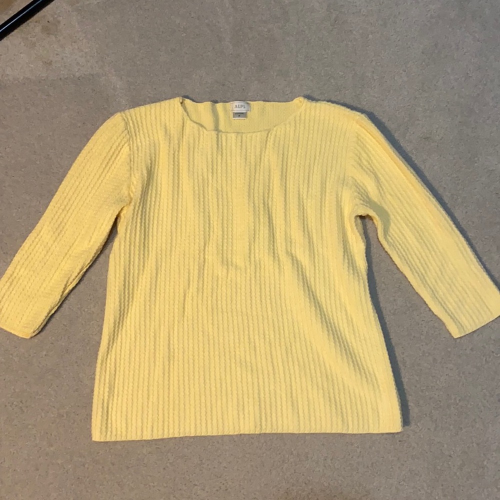 Yellow sweater
